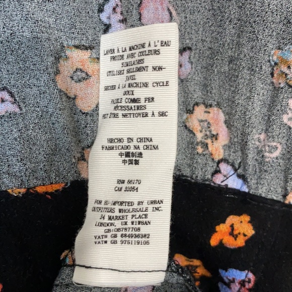 Free People L’amour Printed Romper Size 6 - Picture 7 of 7